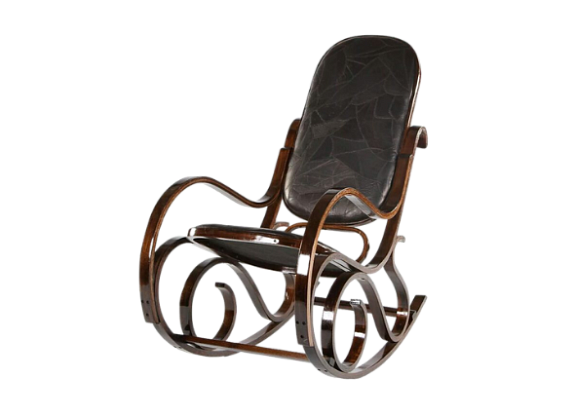 Кресло-качалка Экокожа