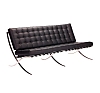 Диван Barcelona Loveseat sofa black рис 1