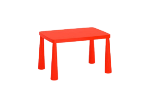 Детский столик Mammut Red