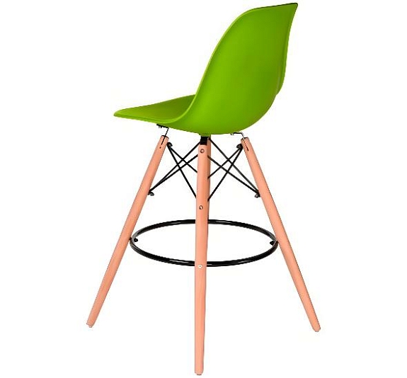 Стул барный Eames зеленый рис 3