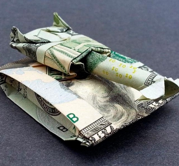 Мастер-класс «Оригами из купюр» рис 1