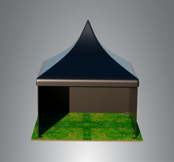 Пагода черная 5х5 рис 1