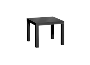 Стол журнальный Лакк 55х55 черный