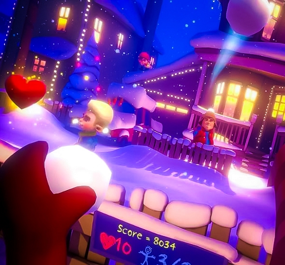 картинка Снежная битва VR от компании Рент-Бери