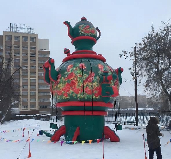 Качели "Самовар палех" рис 2