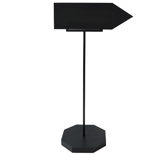 Стойка указатель чёрная рис 2