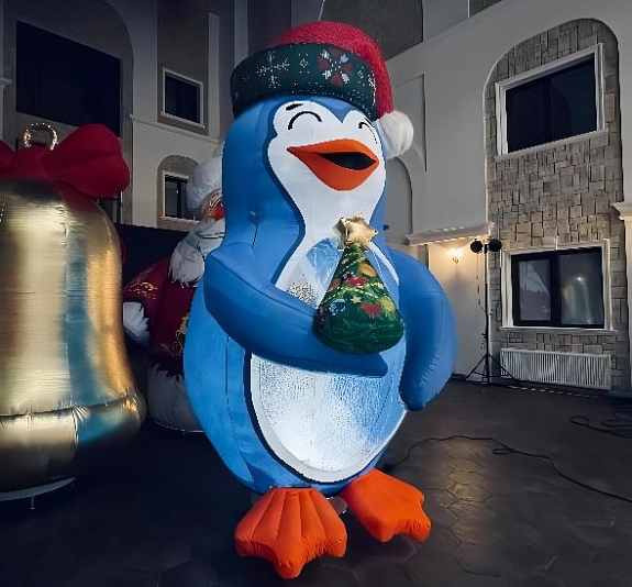 Пингвин надувной рис 5