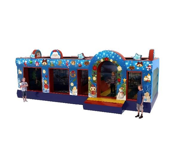 картинка Батут новогодний с сухим бассейном от компании Рент-Бери