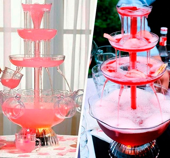 Фонтан с шампанским рис 1