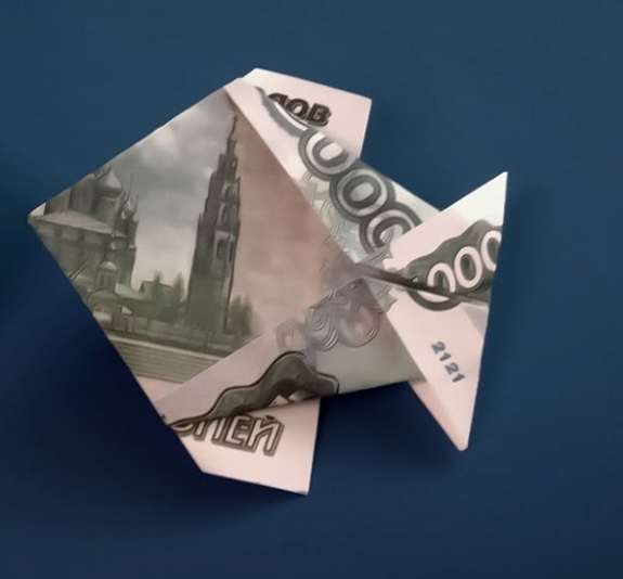 Мастер-класс «Оригами из купюр» рис 2