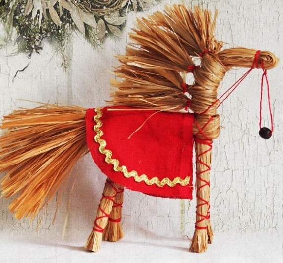 Мастер-класс "Игрушка из соломы" рис 10