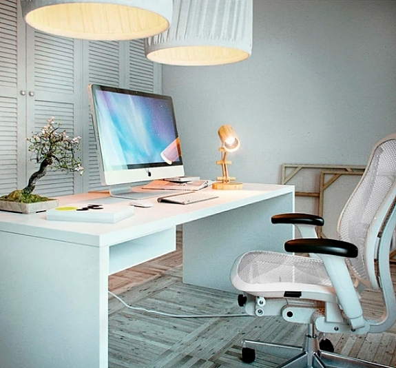 Стол парта белая 140х60 рис 2