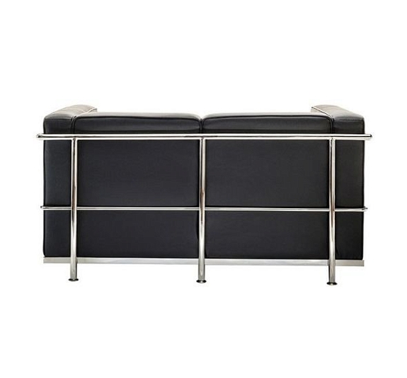 Диван Chrome двухместный черный рис 2