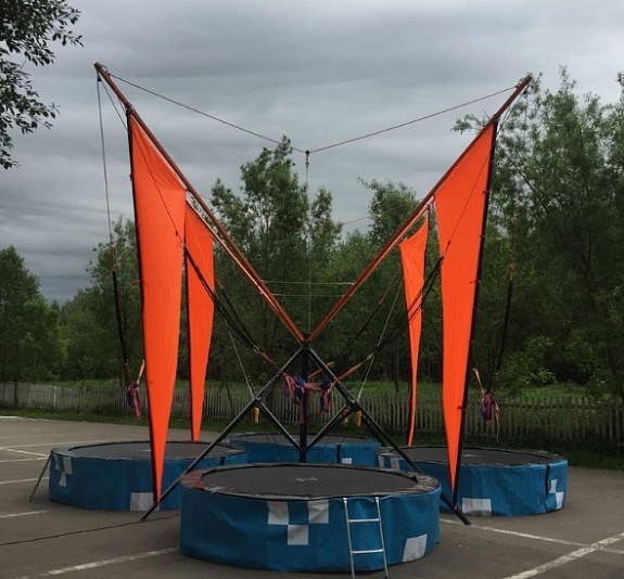 картинка Батут Кенгуру "Паук 4-х местный" от компании Рент-Бери