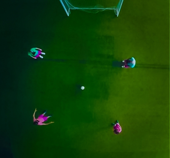 картинка Футбол в VR очках от компании Рент-Бери