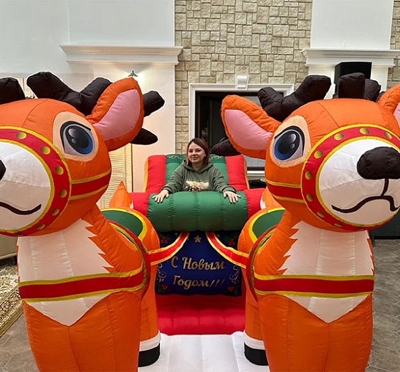 картинка Фотозона Олени Деда Мороза от компании Рент-Бери