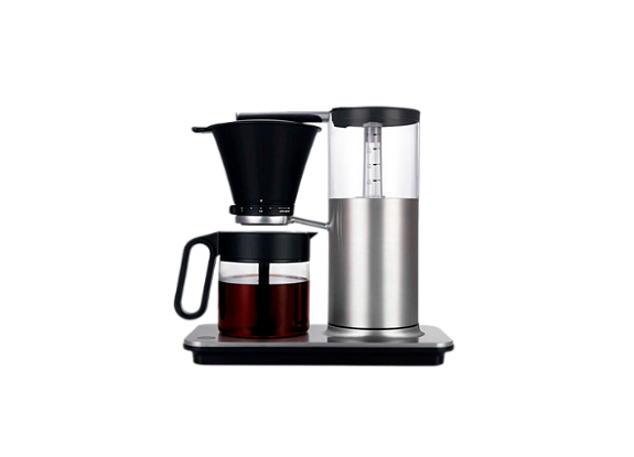 Капельная кофеварка 1,55 кВт серебряная