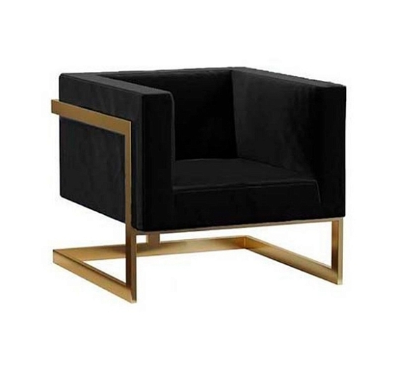 Кресло Andrian Gold Black рис 2