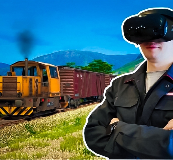 картинка Симулятор машиниста VR от компании Рент-Бери