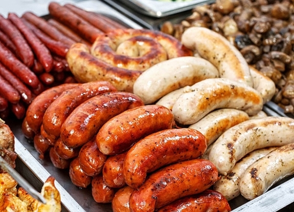 Колбаски гриль