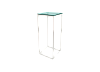 Коктейльный Стол High Cube Glass белый