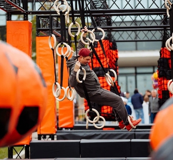 картинка Полоса препятствий "Супер Ниндзя" от компании Рент-Бери