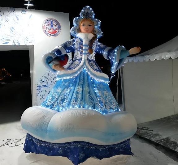 картинка Снегурочка надувная от компании Рент-Бери