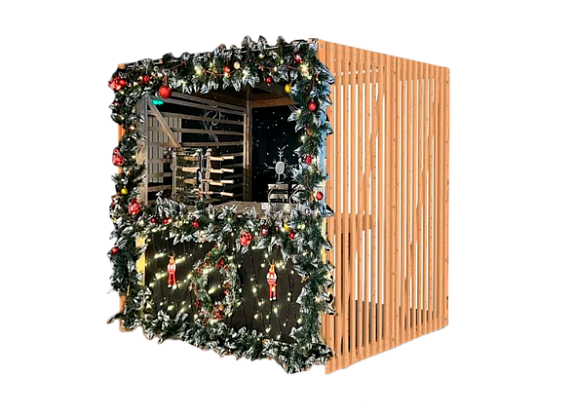 картинка Корнер киоск Рождественский 2х2 м от компании Рент-Бери