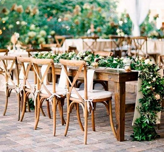 Стул Crossback Natural рис 3