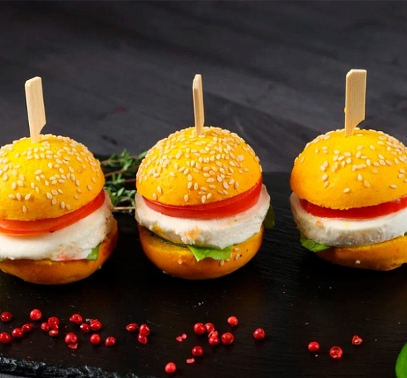 Мини бургер капрезе рис 4