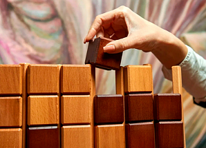 4 в ряд (деревянная)