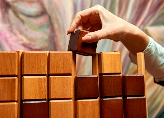 4 в ряд (деревянная)