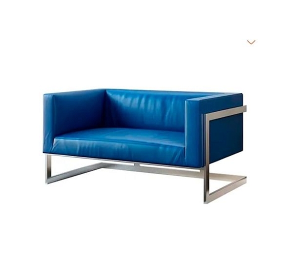 Диван Andrian Silver & Blue рис 3