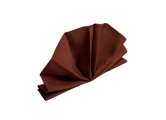 Салфетка коричневая 45х45