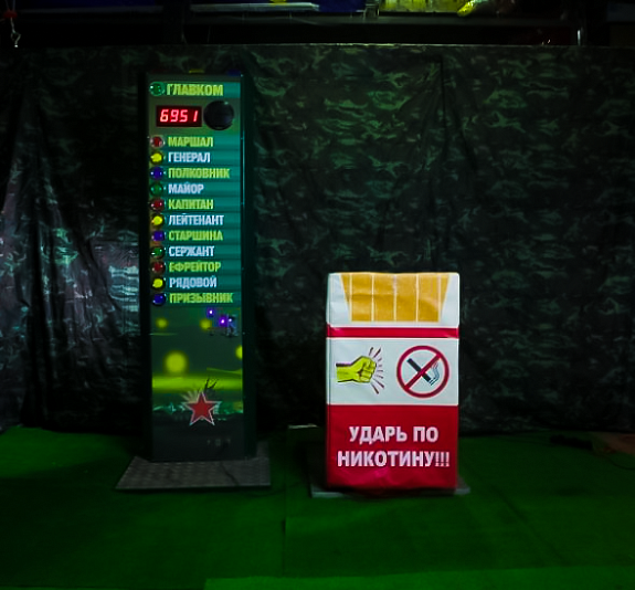 картинка Силомер "Удар по никотину" от компании Рент-Бери