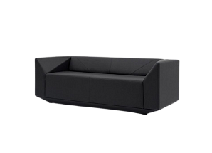 Диван Diamond трехместный черный