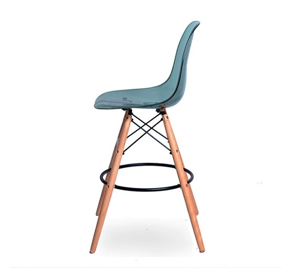 Стул барный Eames дымчатый рис 1