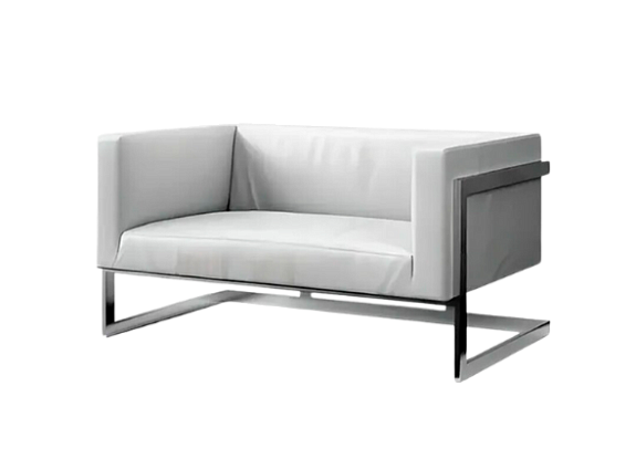 Диван Andrian Silver White