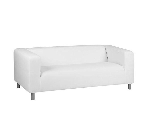 Диван Klippan трехместный белый рис 3