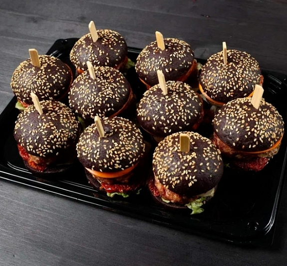 Мини бургер с ростбифом рис 3