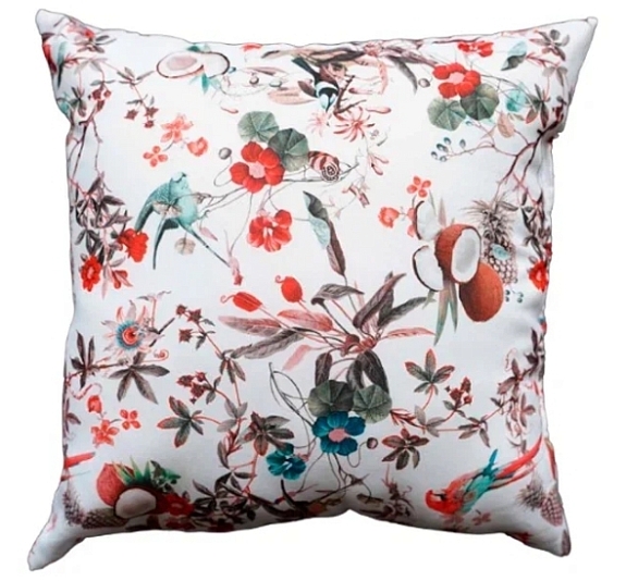 Декоративная подушка с фантазийным принтом рис 1