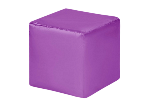 Пуф Геометрия фиолетовый