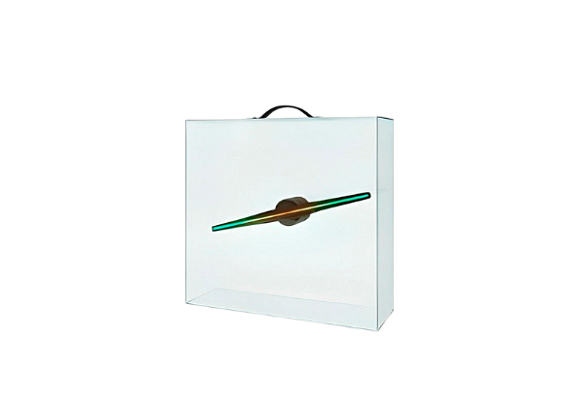 картинка Голографический вентилятор настольный квадратный от компании Рент-Бери