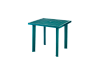 Пластиковый квадратный стол 90x90 см зелёный
