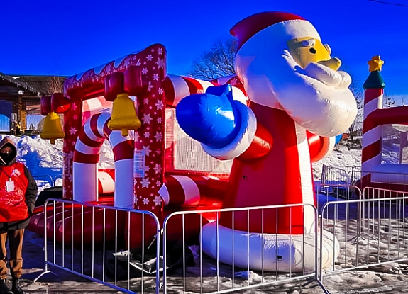 картинка Батут "Дед Мороз" от компании Рент-Бери