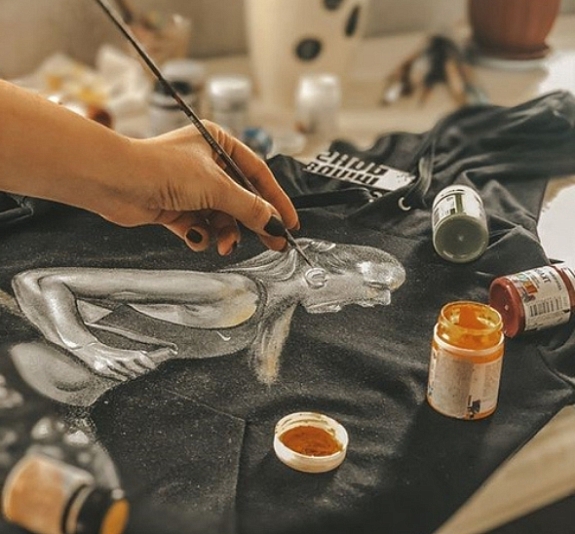 Мастер-класс "Роспись джинсовок и толстовок" рис 4