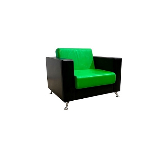 Кресло Cube зелено-черное рис 1