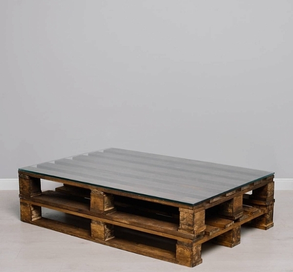 Обожжённые банкетки из паллет рис 1