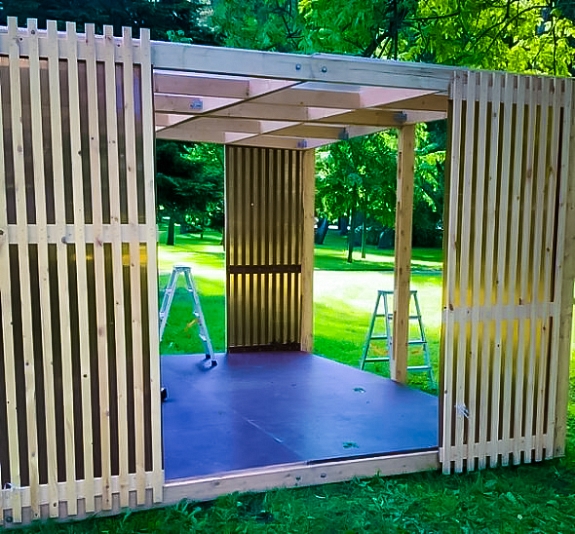 картинка Корнер Веранда 3х5 м от компании Рент-Бери