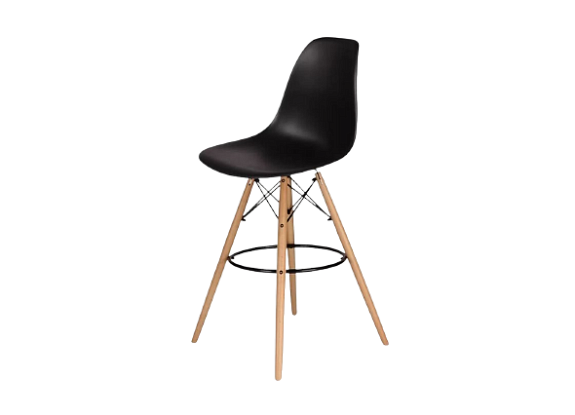 Стул барный Eames черный